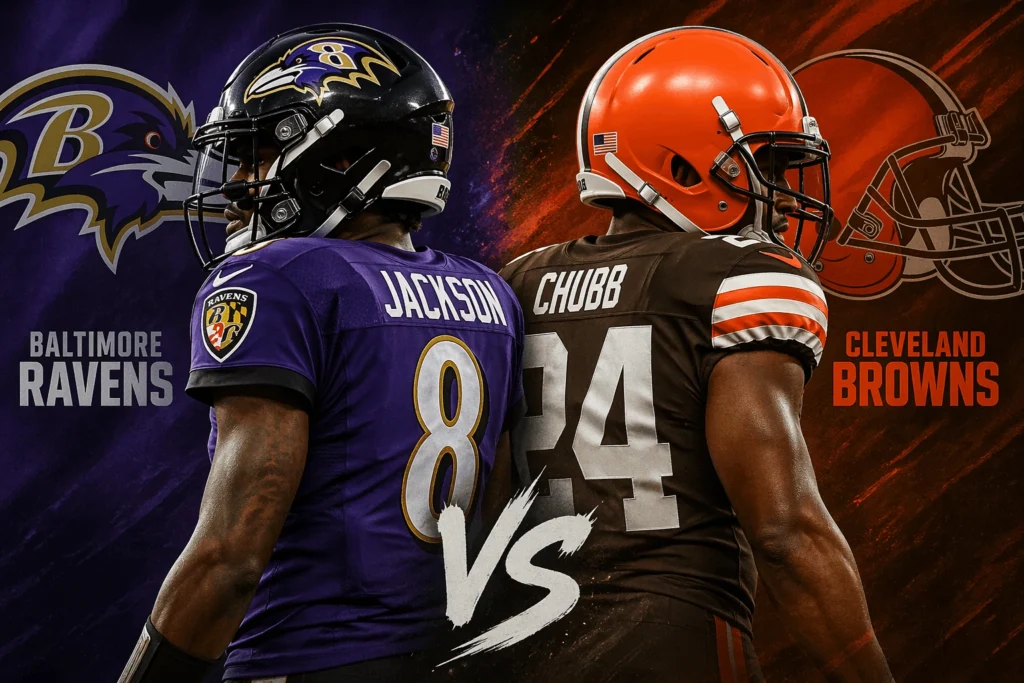 Baltimore Ravens vs Cleveland Browns Match Player Stats