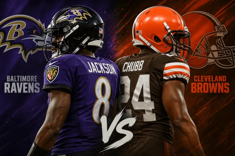 Baltimore Ravens vs Cleveland Browns Match Player Stats