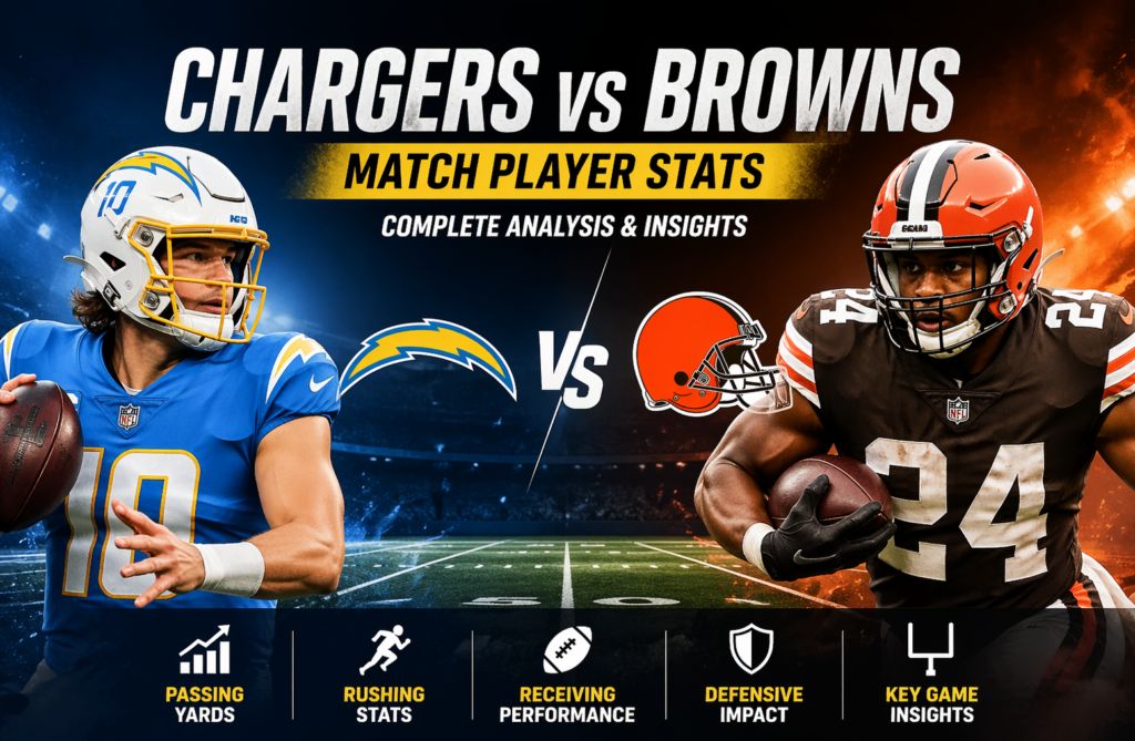 Chargers vs Cleveland Browns Match Player Stats: Complete Analysis & Insights