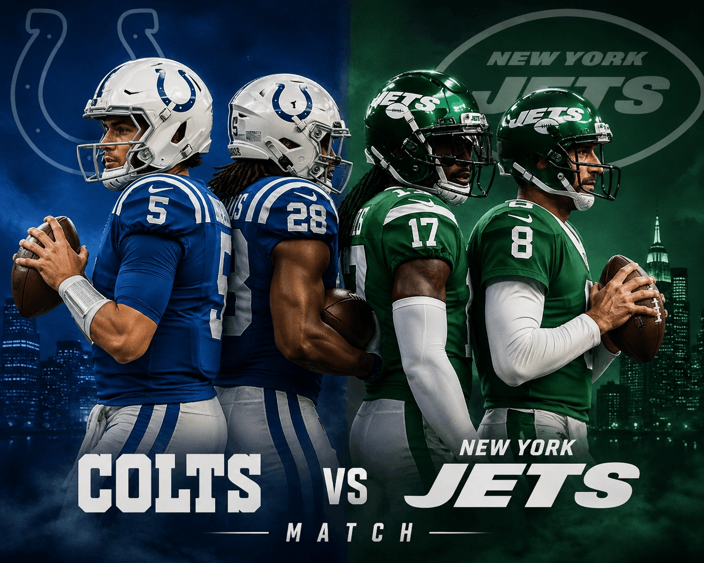 Colts vs New York Jets Match Player Stats