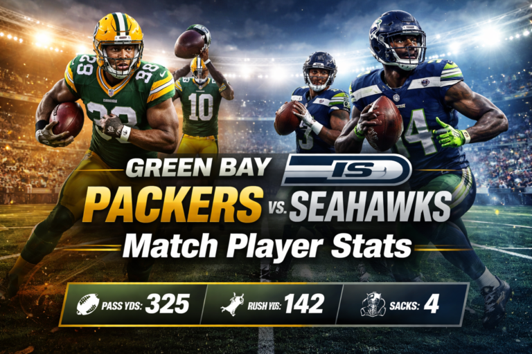 Green Bay Packers vs. Seahawks Match Player Stats