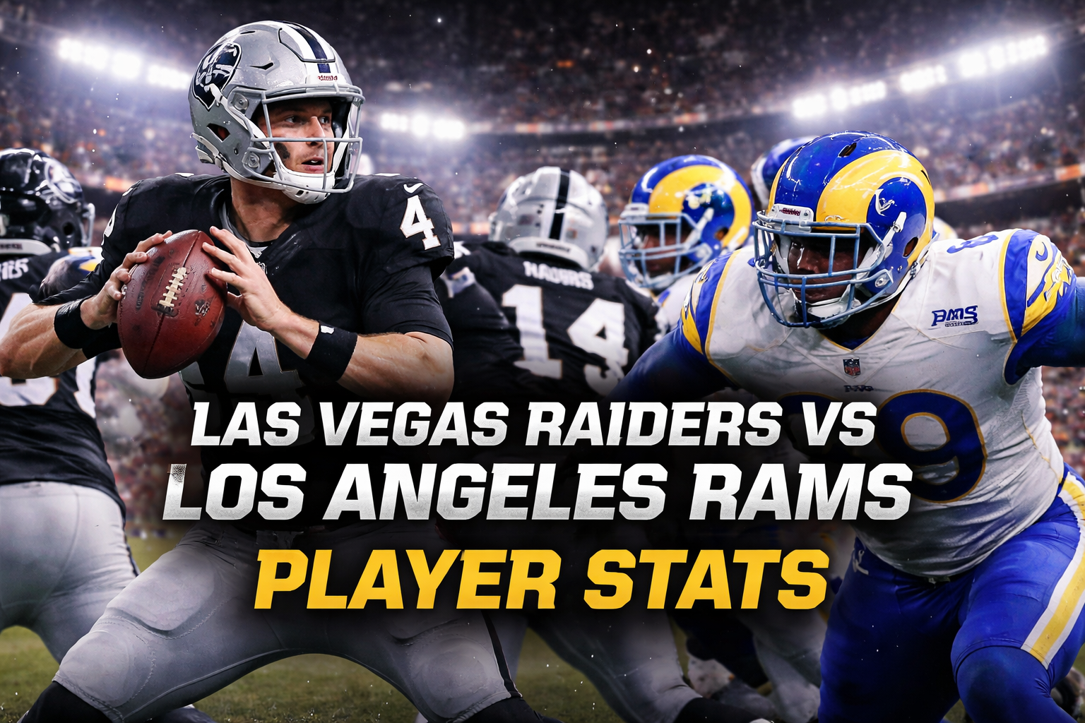 Las Vegas Raiders vs Rams Player Stats Breakdown