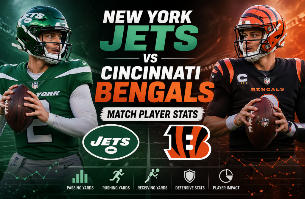 New York Jets vs Bengals Match Player Stats Breakdown