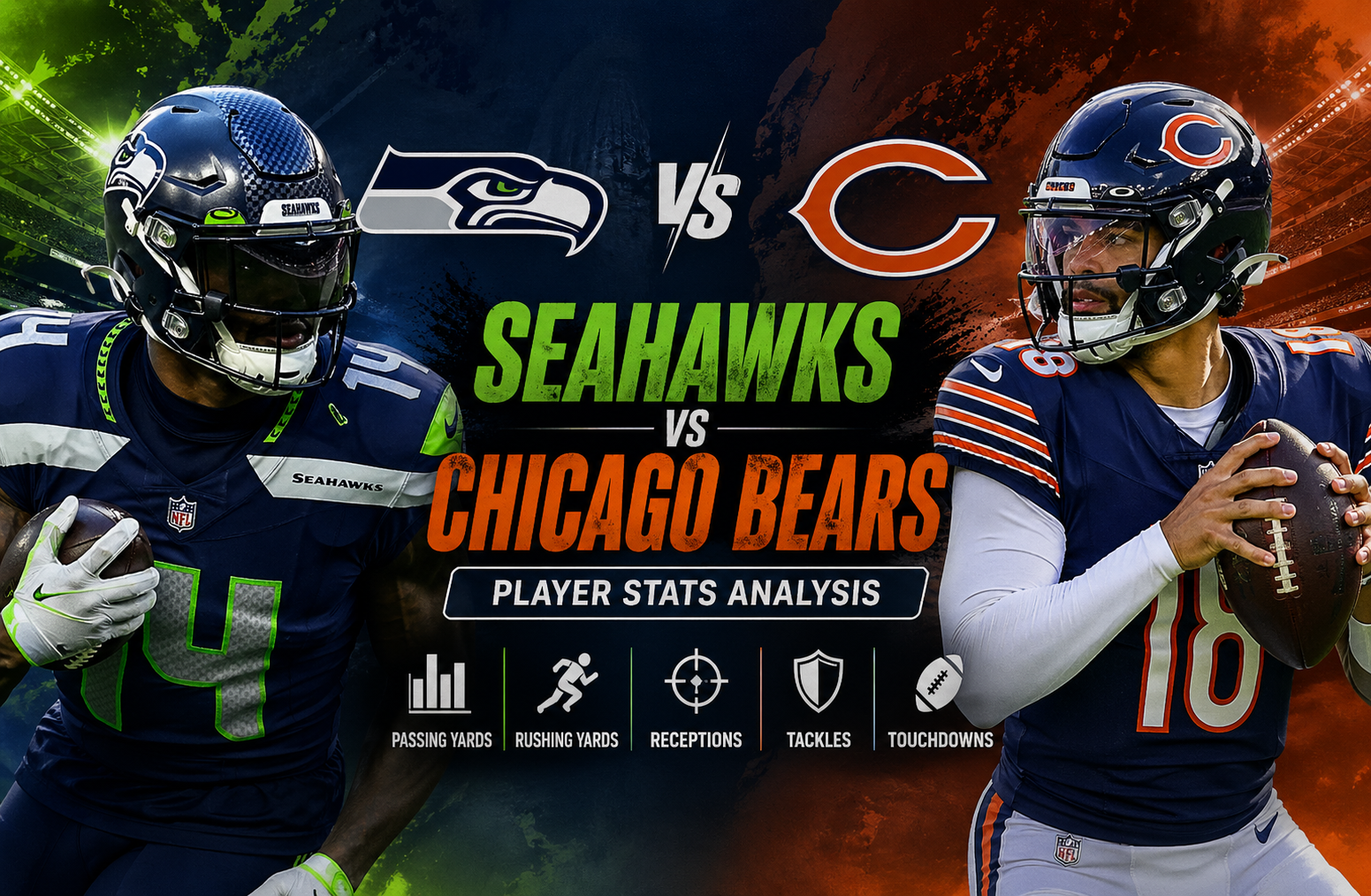 Seahawks vs Chicago Bears Match Player Stats Analysis
