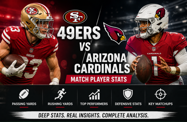 49ers vs Cardinals Match Player Stats Breakdown
