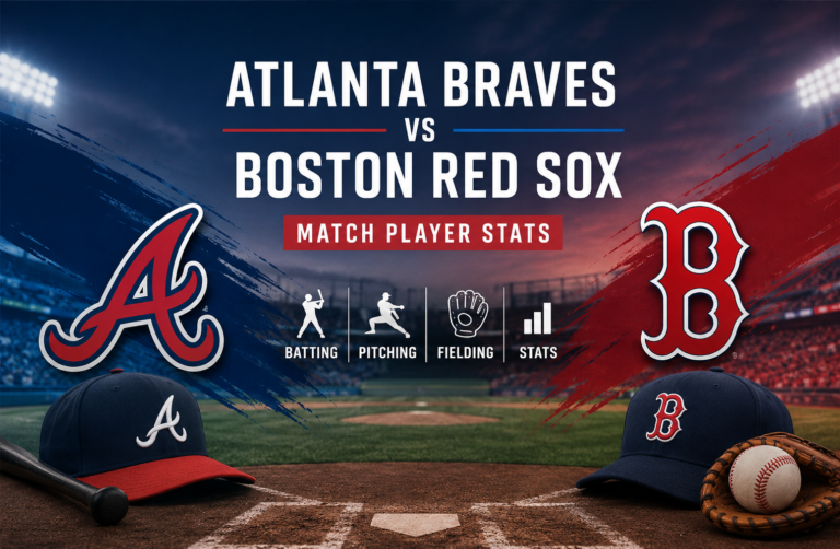 Atlanta Braves vs Red Sox Match Player Stats