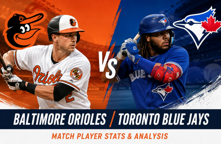 Baltimore Orioles vs Toronto Blue Jays Match Player Stats