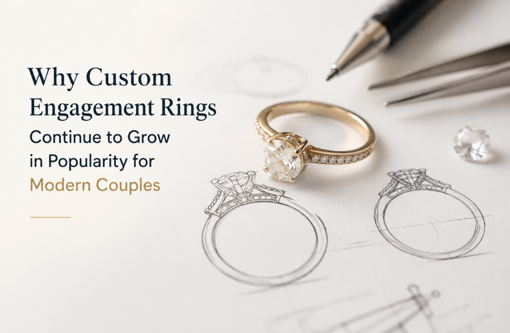 Why Custom Engagement Rings Continue to Grow in Popularity for Modern Couples