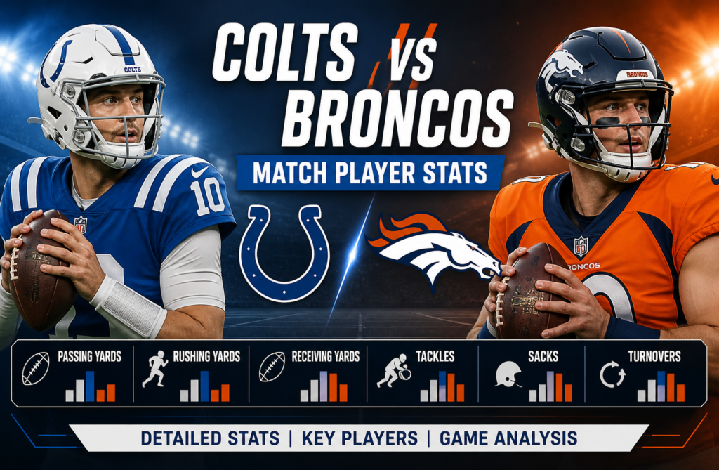 Colts vs Denver Broncos Match Player Stats