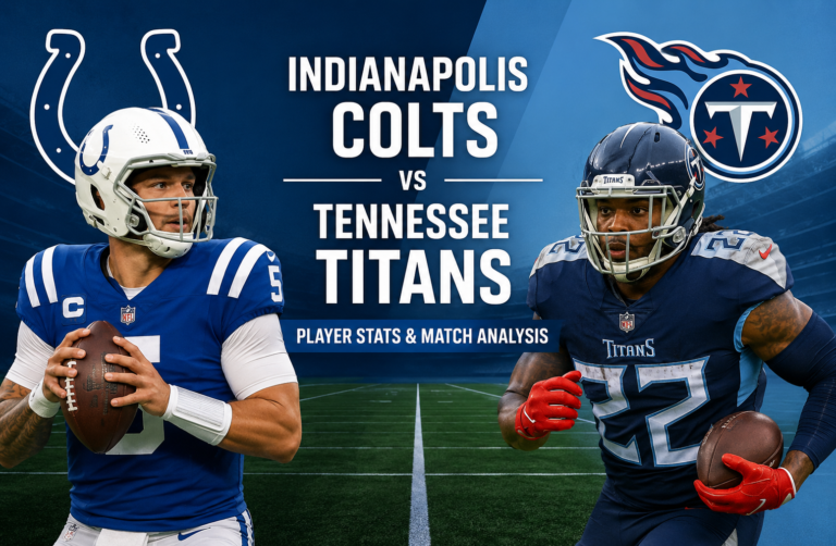 Indianapolis Colts vs Titans Match Player Stats