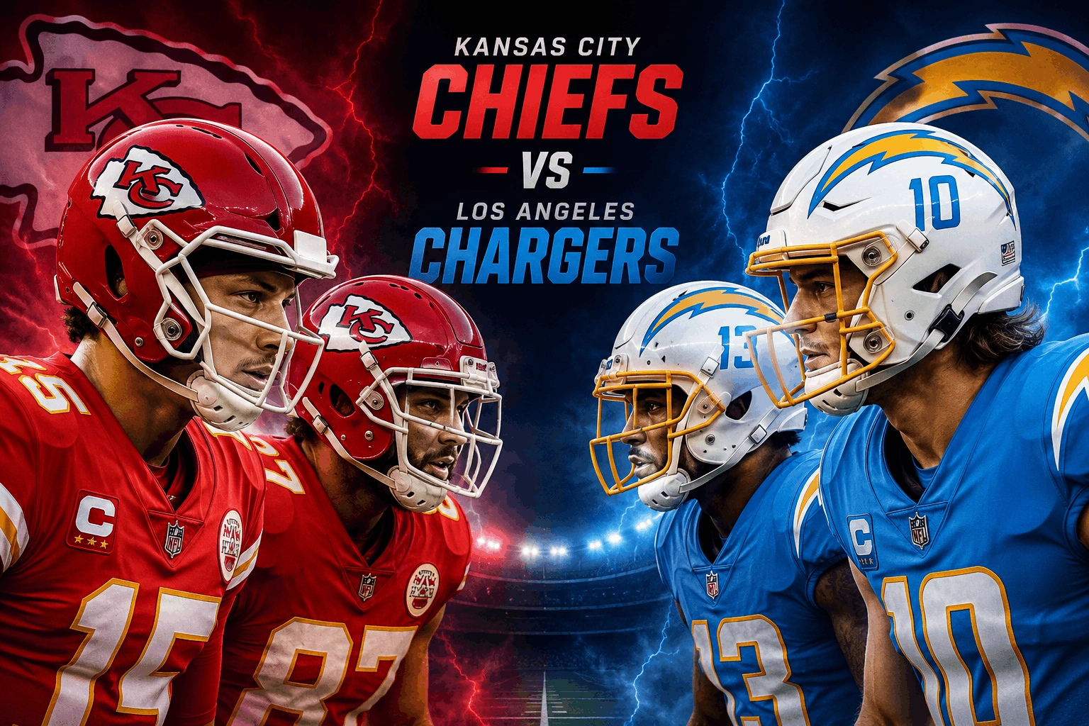 Kansas City Chiefs vs Los Angeles Chargers Match Player Stats