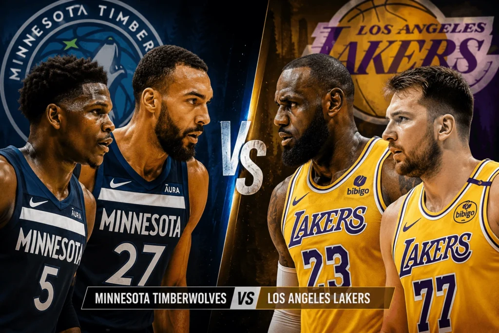 Minnesota Timberwolves vs Los Angeles Lakers Match Player Stats