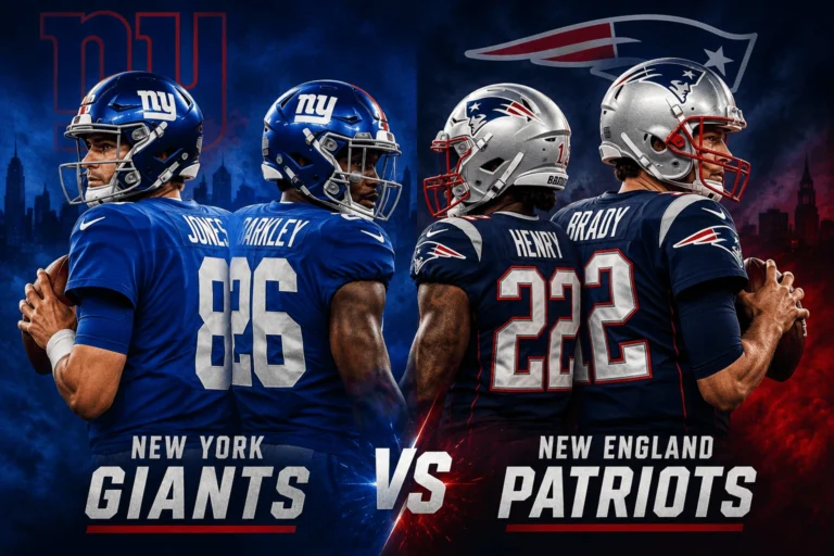 New York Giants vs New England Patriots Match Player Stats