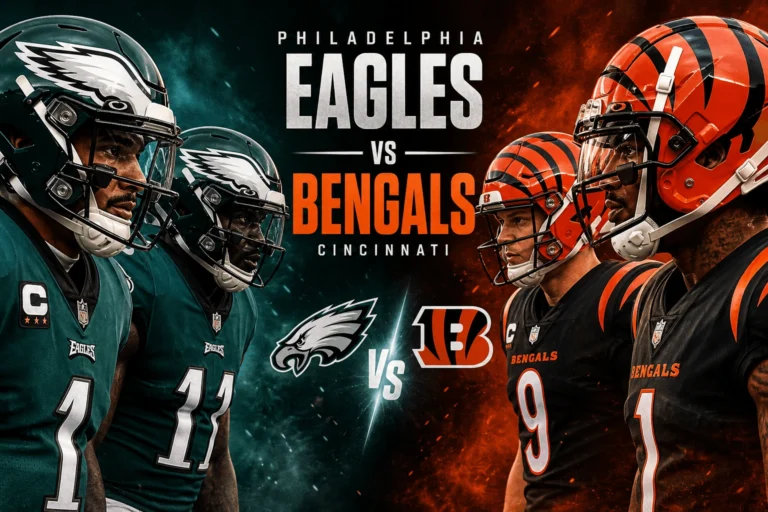 Philadelphia Eagles vs Bengals Match Player Stats