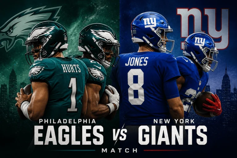 Philadelphia Eagles vs New York Giants Match Player Stats