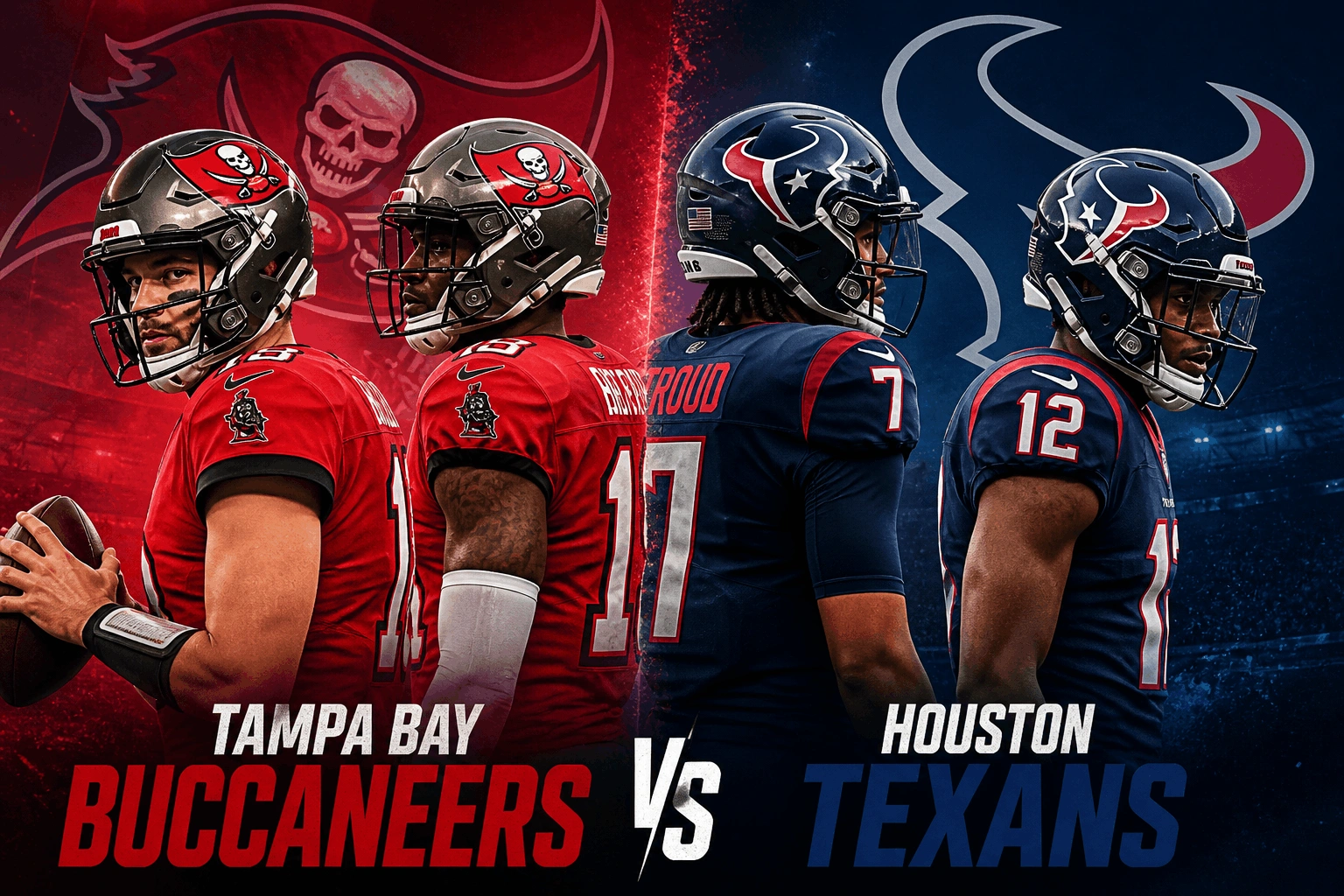 Tampa Bay Buccaneers vs Houston Texans Match Player Stats