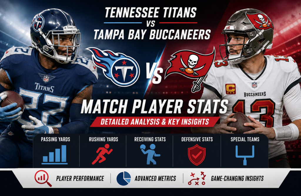 Tennessee Titans vs Tampa Bay Buccaneers Match Player Stats