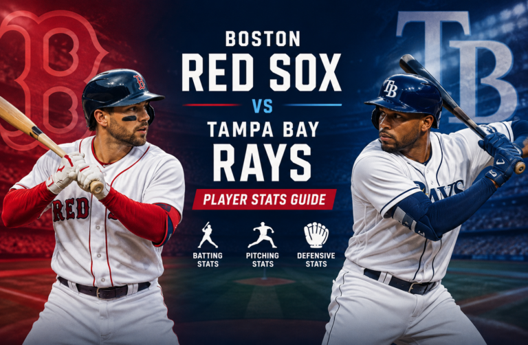 Boston Red Sox vs Rays Match Player Stats Guide