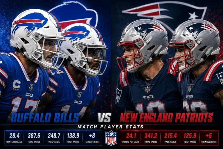 Buffalo Bills vs New England Patriots Match Player Stats