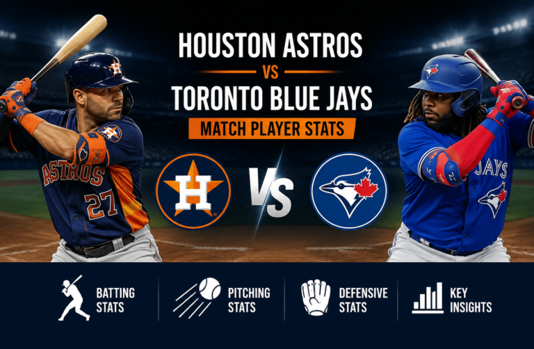 Houston Astros vs Toronto Blue Jays Match Player Stats Analysis