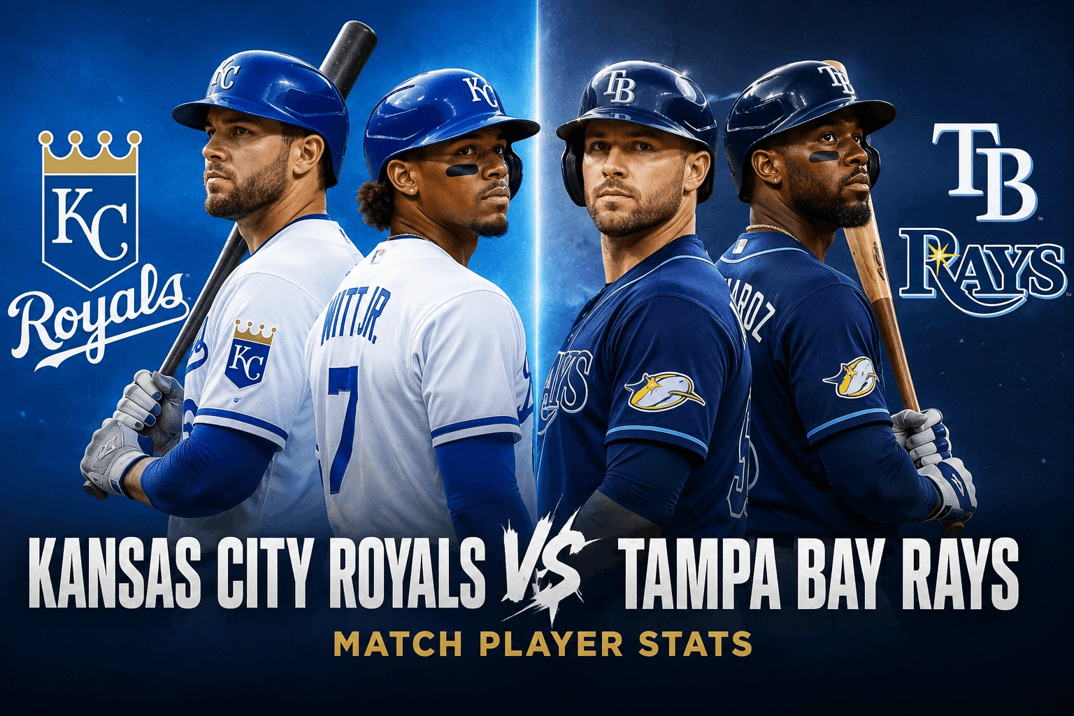 Kansas City Royals vs Tampa Bay Rays Match Player Stats