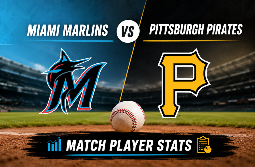 Miami Marlins vs Pittsburgh Pirates Match Player Stats