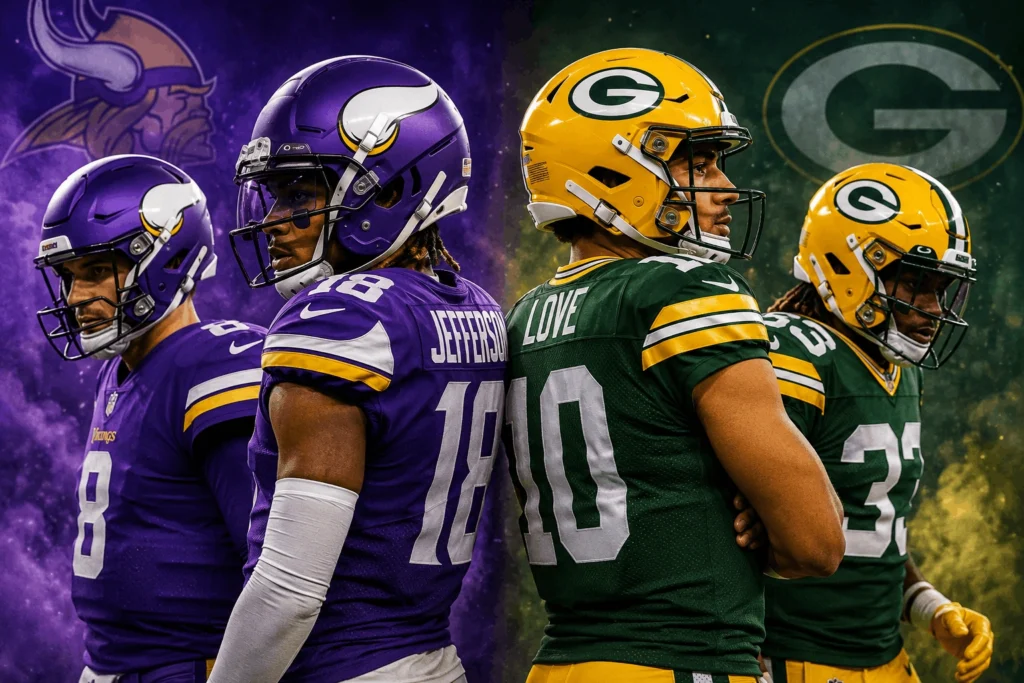 Minnesota Vikings vs Green Bay Packers Match Player Stats