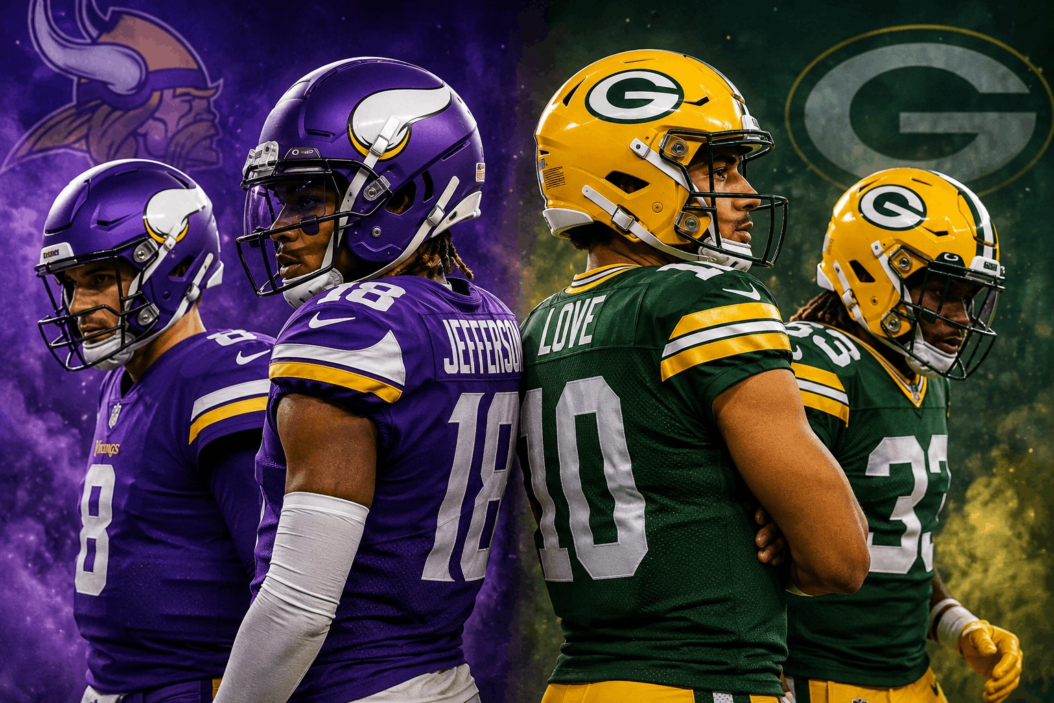Minnesota Vikings vs Green Bay Packers Match Player Stats