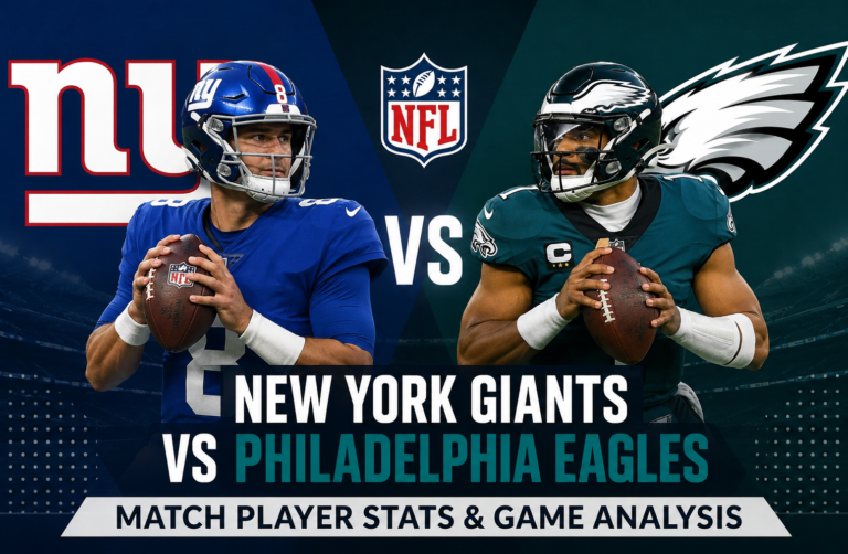 New York Giants vs Philadelphia Eagles Match Player Stats
