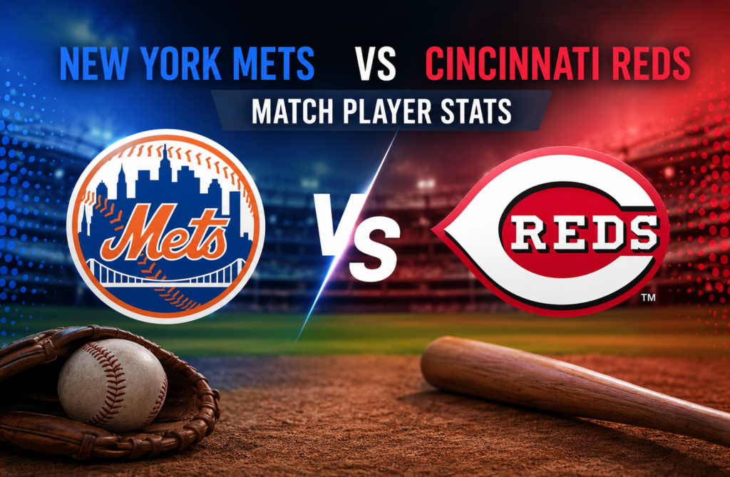 New York Mets vs Cincinnati Reds Match Player Stats