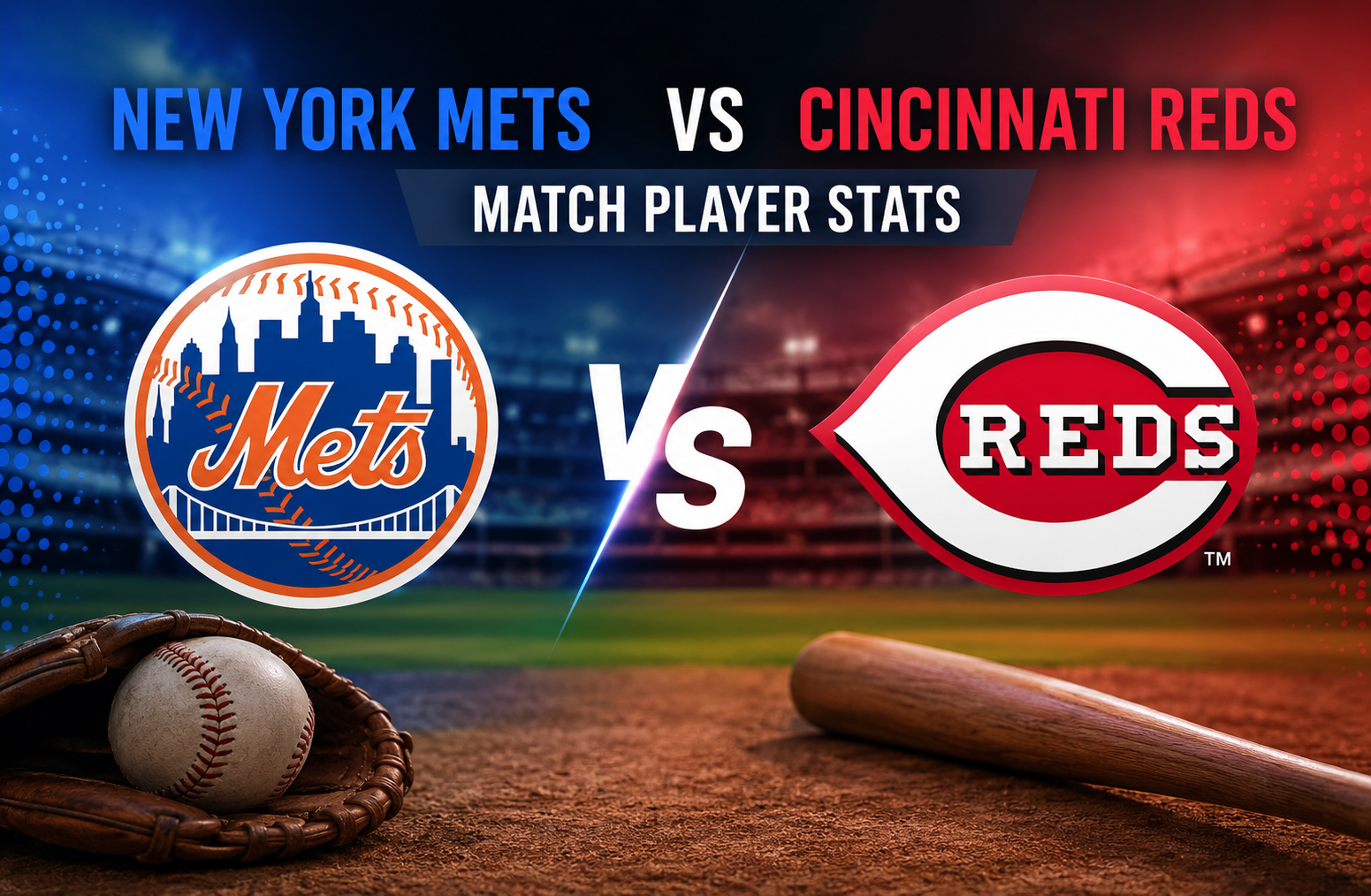 New York Mets vs Cincinnati Reds Match Player Stats